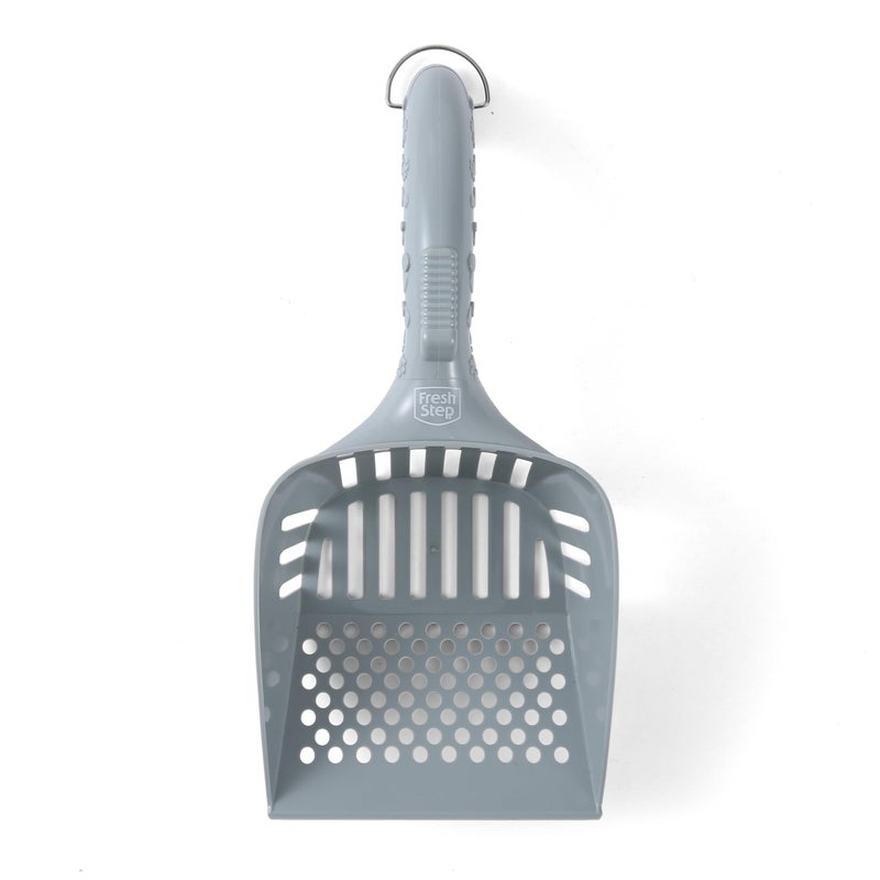 Fresh Step All In One Litter Scoop - Fast and Easy to Use Cat Litter Scooper - Deep Shovel Ergonomic Handle Grip Kitty Litter Scooper to Scoop Away Cat Litter - Image 1